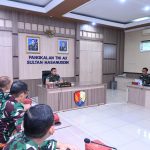 Danlanud Sultan Hasanuddin Pimpin Exit Briefing, Sampaikan Apresiasi dan Pesan Profesionalisme
