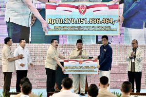 Panglima TNI Dampingi Presiden RI Pada Kegiatan Penyerahan Hasil Kerja Satgas PKH