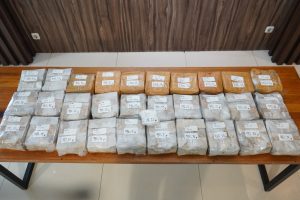 Polda Metro Jaya Menggagalkan Peredaran 32 Kg Sabu Asal Malaysia