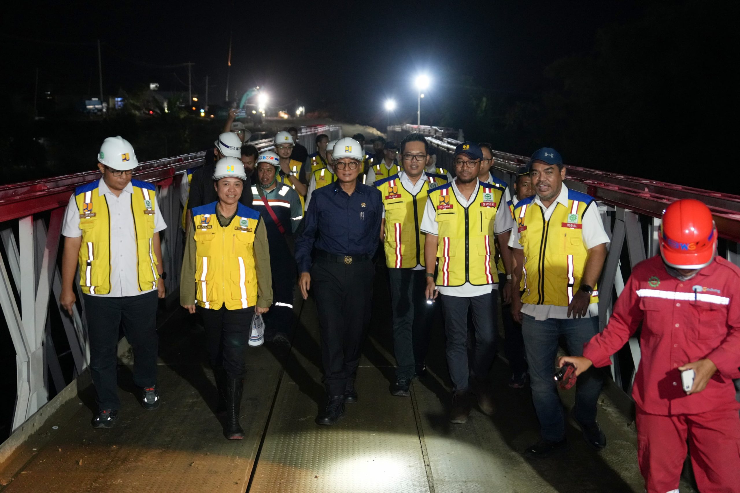 Menteri Dody Pastikan Kesiapan Jembatan Bailey Pendukung Sekolah Rakyat Tahap II di Brebes