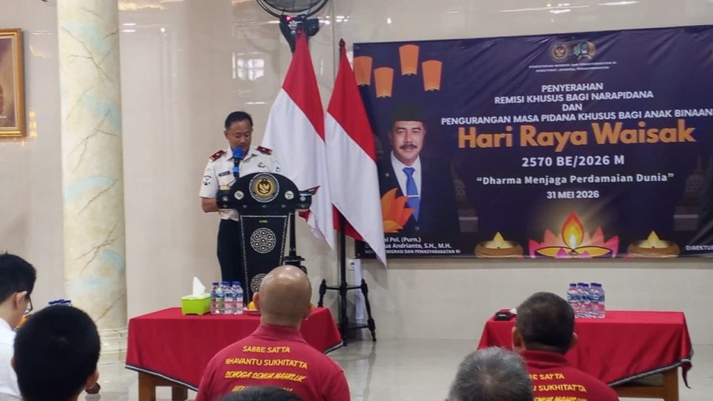 Puluhan Warga Binaan Lapas Cipinang Terima Remisi Waisak, Wujud Hasil Pembinaan dan Perubahan Diri